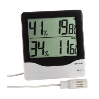 Digitales Innen-Au&szlig;en-Thermo-Hygrometer